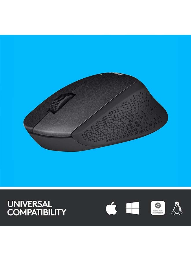 Logitech 2000 mAh M330 Silent Plus Wireless Mouse, 2.4GHz USB Nano Receiver, Silent Clicks, 18-Month Battery Life, 1000 DPI Optical Sensor, Ergonomic Right-Hand Design, Plug & Play, Compatible with Windows, macOS, Linux, Chrome OS, 910-004909 Black - Image 5