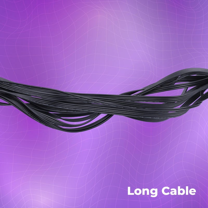 ZEBRONICS مزود الطاقة المتميز VS600Z بقوة 600 واط مع مروحة RGB صامتة 120 مم، كابلات مسطحة طويلة، PCIe x 1، SATA x 4، 12V 36A (حد أقصى)، حماية من زيادة الجهد/زيادة التيار/الدوائر القصيرة (أبيض) - Image 4