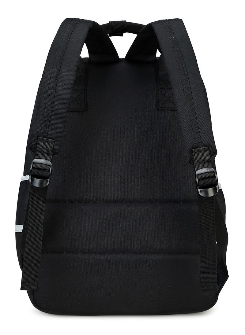 Generic - 222 Lightweight  Rabbit Design Laptop School Travel Multi-pocket Multi-Compartment Large Capacity Women's Water-resistant Collage Daily Use Backpack Bag - Black - Image 1