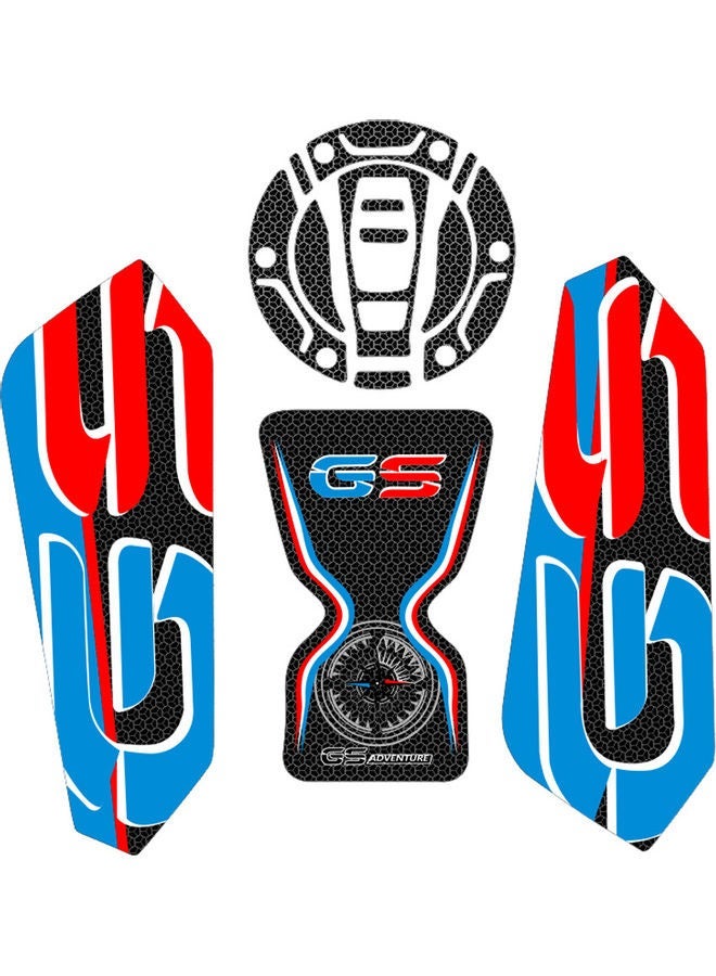 NIBEMINENT Motorcycle Gas Oil Tank Pad for BMW F750GS F850GS - Image 1