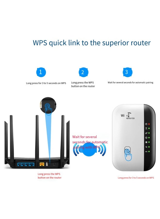 general Wireless 300Mbps Wifi Router Range Extender Up to 5000sq - Image 3