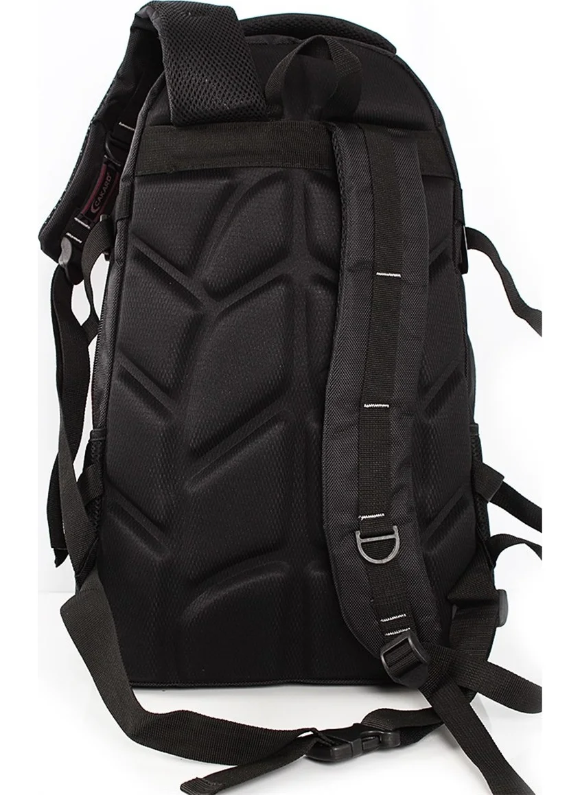 Cakard Mountaineer Backpack 50 Liters with 20"Inch Laptop Compartment - Black