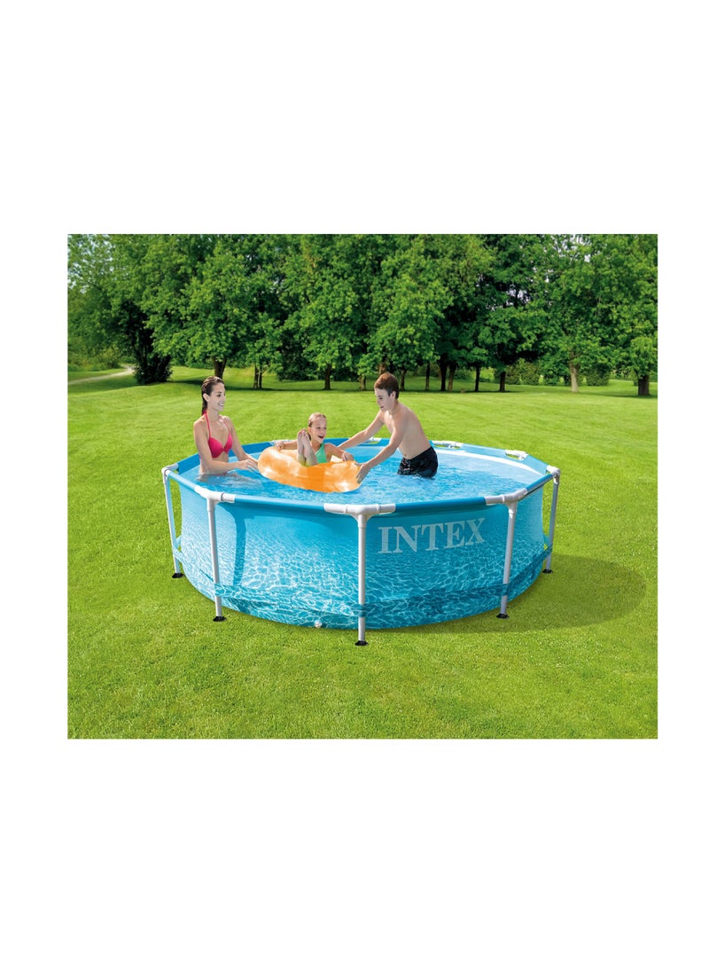 INTEX Metal Frame Pool With Pump  - Image 2