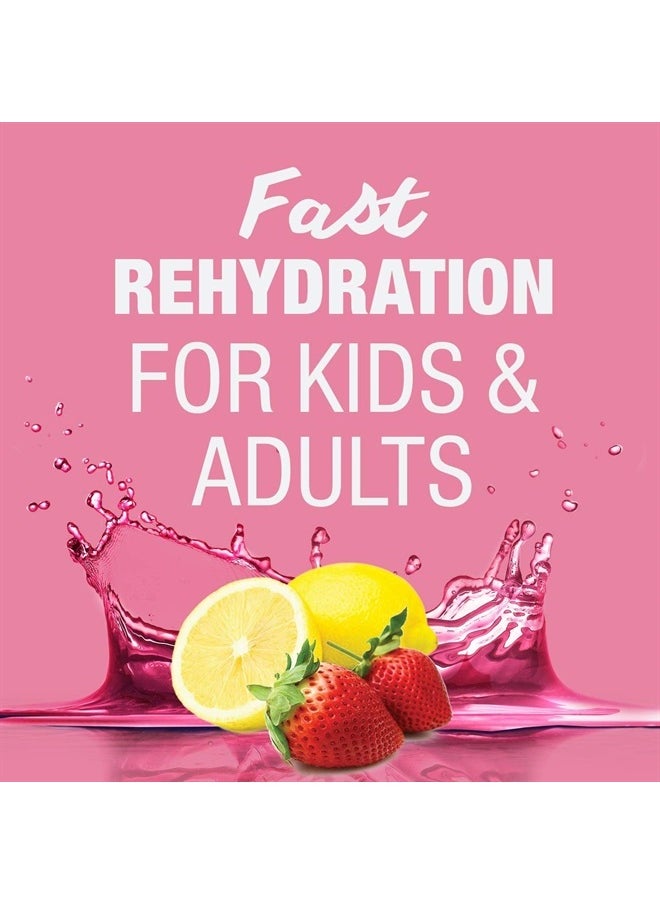 Pedilayte Pedialyte AdvancedCare Electrolyte Solution with PreActiv Prebiotics, Hydration Drink, Strawberry Lemonade, 1 Liter, 4 Count  - Image 5