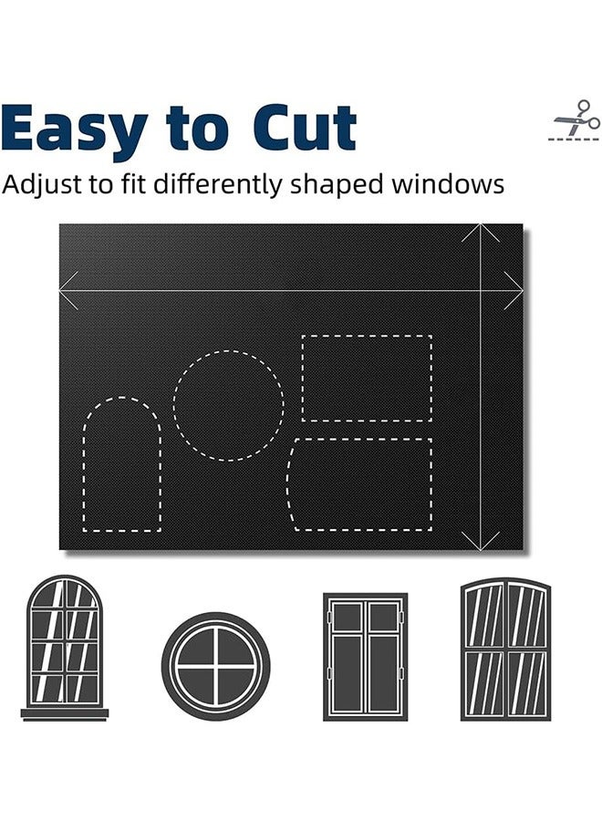 Bukela Blackout Blind Portable, DIY Blackout Shades, Easy to Install Stick On Window No Drill Material Curtains, 100% Blackout Materia Blinds for Baby Nursery, Bedroom, Dorm Room, Office or Travel Use 200x145cm - Image 4
