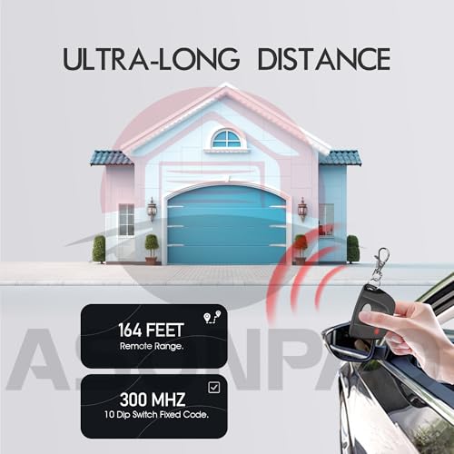 ASONPAO 2X 3089 308911,3060,3070 Multi Code Gate Opener Remote, Multicode Garage Door Opener, 3-Year-Warranty - Image 5