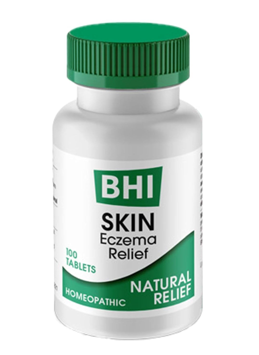 MediNatura BHI Skin Natural Eczema Relief Remedy 8 Active Soothing Homeopathic Skin Care Ingredients - Natural Treatment for Daily Dryness, Redness, Irritated Dry Itchy Skin on Face & Body - 100 Tablets 