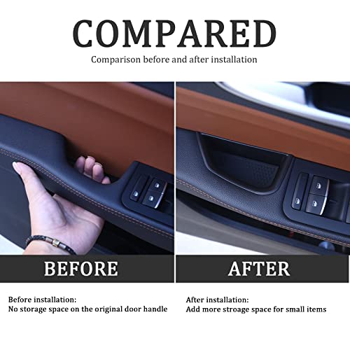 TOYCIDFG Front Row Door Side Storage Box for Alfa Romeo Giulia 2017-2020 Armrest Phone Container Storage Box Handle Pocket - Image 2