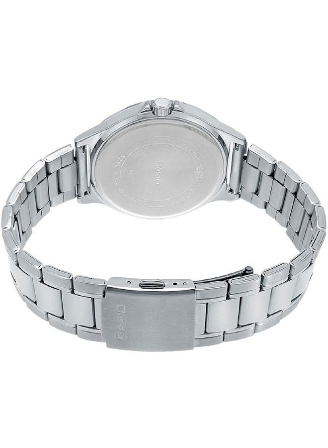 CASIO ساعة يد تناظرية من الفولاذ المقاوم للصدأ MTP-V300D-1AUDF - Image 3