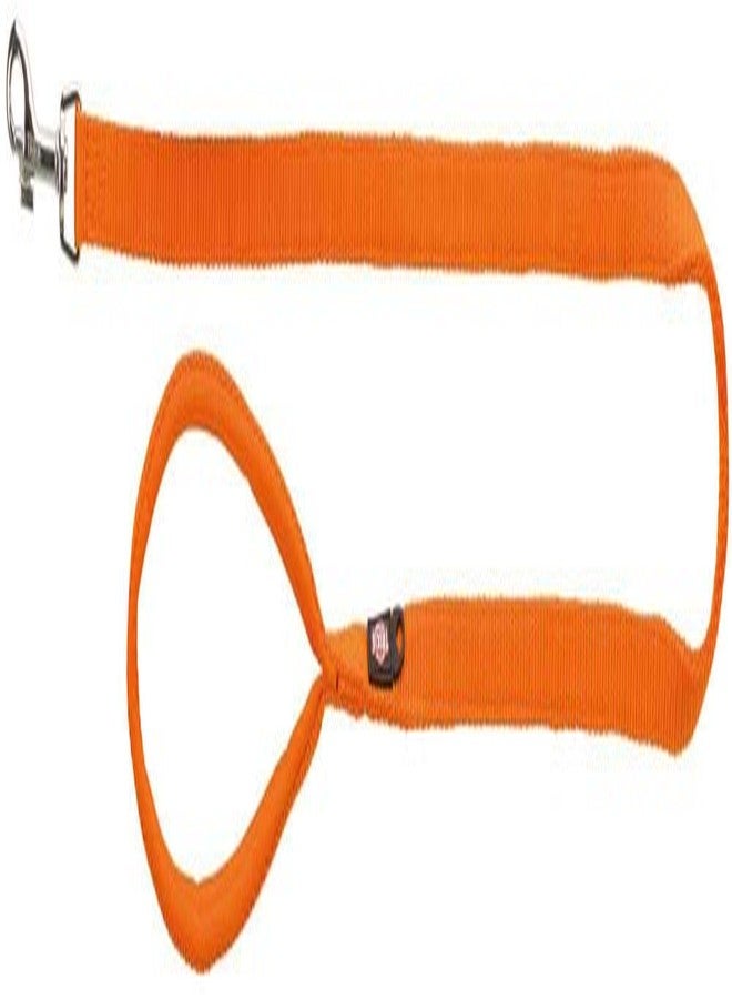 Trixie, Premium Short Dog Leash with Padded Hand Loop, Fits: M-XL, 20 kg or Above (Poodle, Bull Dog, Lab, Husky) Dogs, 37 cm/25mm (M-L, Papaya) - Image 1
