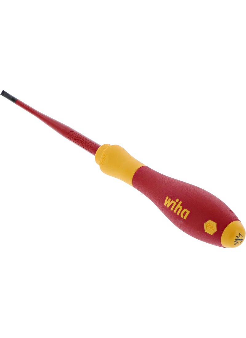 Wiha Wiha 32046 Insulated Slimline Slotted Screwdriver 35mm x 100mm  - Image 2