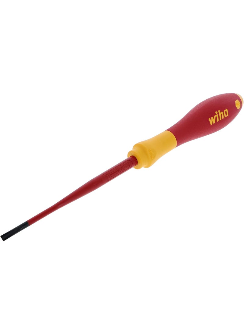 Wiha Wiha 32046 Insulated Slimline Slotted Screwdriver 35mm x 100mm  - Image 1