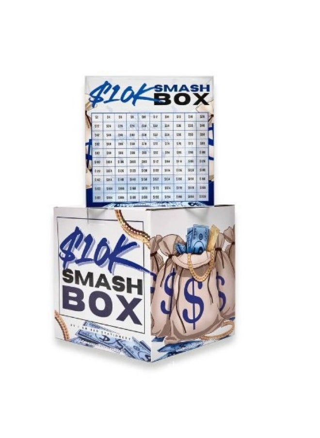 Generic Product Budget Planners $10k Cash Savings Box Budget Planning Piggy Bank-Color:Blue  - Image 2