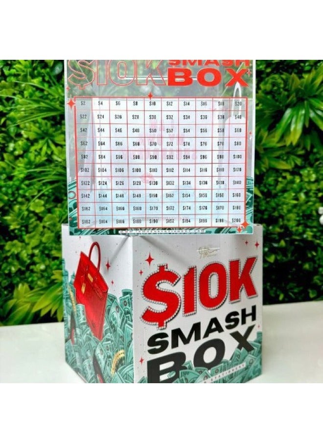 Generic Product Budget Planners $10k Cash Savings Box Budget Planning Piggy Bank-Color:Blue  - Image 3