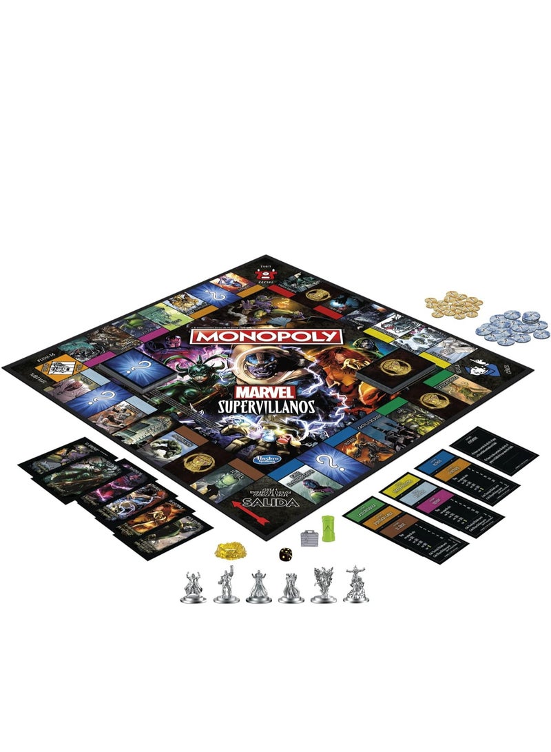 Monopoly: Marvel Super Villains Edition – Board Game for 2-6 Players, Ages 8+, Strategy & Adventure Fun with Marvel Characters, Ideal for Family Game Night & Marvel Fans - Image 3