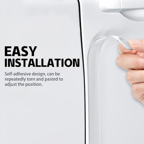 Xfopz 12 Pack Waterproof Car Door Handle Scratch Protector, Anti-Collision Car Bumper Strip Side Door Edge Guards Protector, Door Corner Guards - Image 4