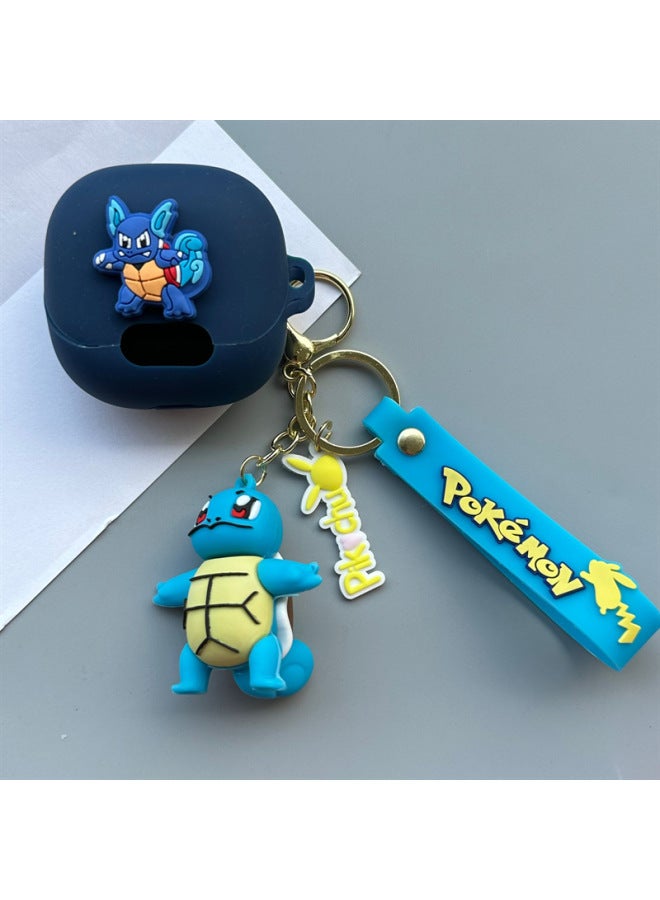 Suitable For Sound Wide Anker Soundcore Liberty4NC Wireless Bluetooth Headset Protective Case Cartoon Soft Case-Color:07+ Pendant-Model:Soundcore Liberty 4 Pro  - Image 1