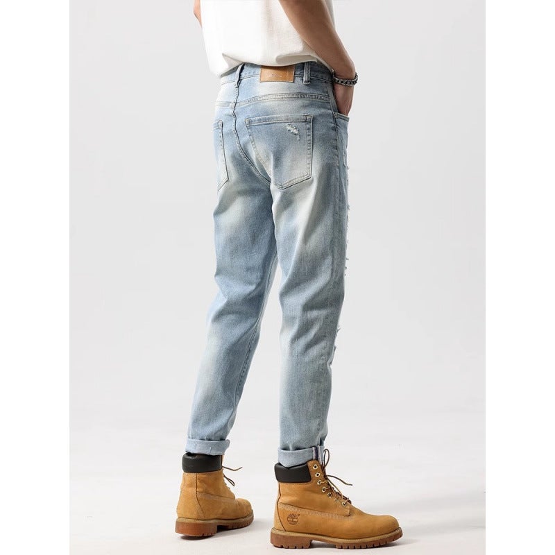 Unisex Classic Denim Jeans Loose Fit Daily Outdoor Wear - Image 5