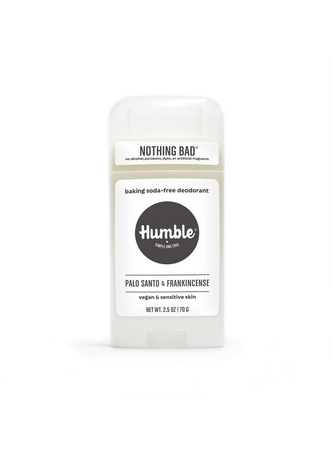 HUMBLE SIMPLE AND TRUE. - HUMBLE BRANDS Aluminum-Free Deodorant, Vegan and Cruelty- free, Formulated for Sensitive Skin, Palo Santo and Frankincense, 2.5 Ounce (Pack of 1) - Image 1
