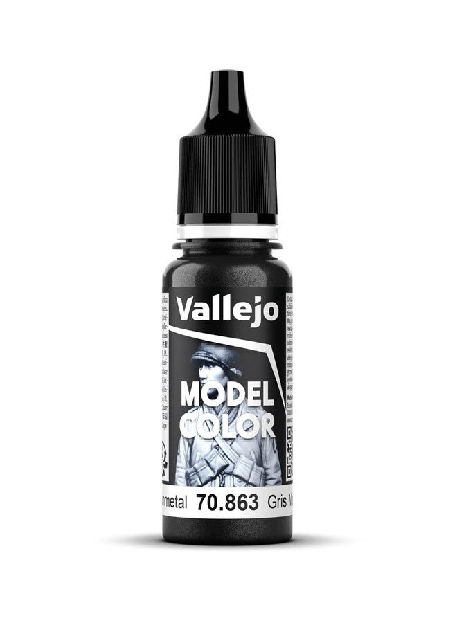 Vallejo Acrylic Model Color 17 ml, No. 179 Gunmetal Grey - Image 1