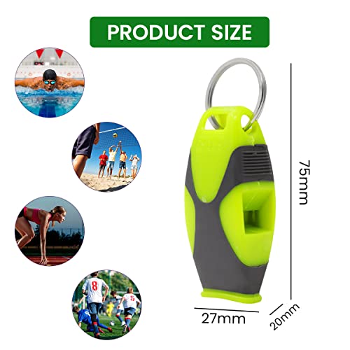 Proberos® Whistle for Sports Coach with Lanyard, Professioinal Sports Whistles, Whistle High Sound, Hyper Whistle for Referee, Coaches, Sports, Life Guard, Self Defense, Survival, Emergency uses - Image 3