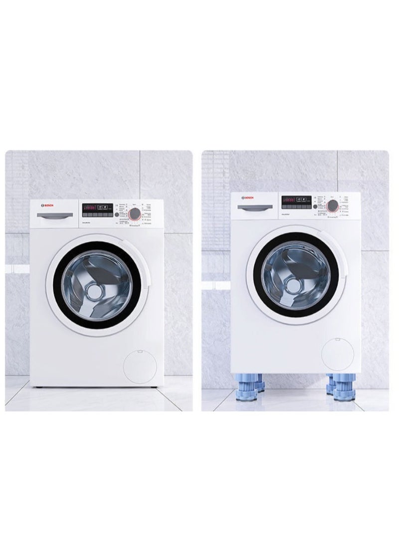 4pcs مكافحة الاهتزاز وسائد، غسالة قاعدة القدمين، مكافحة الانزلاق تعزيز امتصاص الصدمات والحد من الضوضاء وسائد مع أكواب امتصاص لغسالة ومجفف وقف حماية القاعدة - Image 2