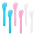 Trinkrittey 6 PCS Random Color Plastic Beauty Spoon Cosmetic Spatula Reusable Cosmetic Dig Scoop Spatula Mask Tip for Mixing and Sampling Facial Cream Brush Makeup Scoop 125x28cm492x11inch - Image 2