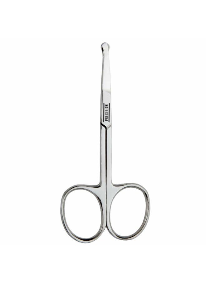 BeeSpring Rounded Nose Hair Scissors. Round Tip Scissor for Ear, Eyebrow, Beard and Mustache Trimming - 3.5" Blunt Nosed Tipped Grooming Trimmer - Image 2