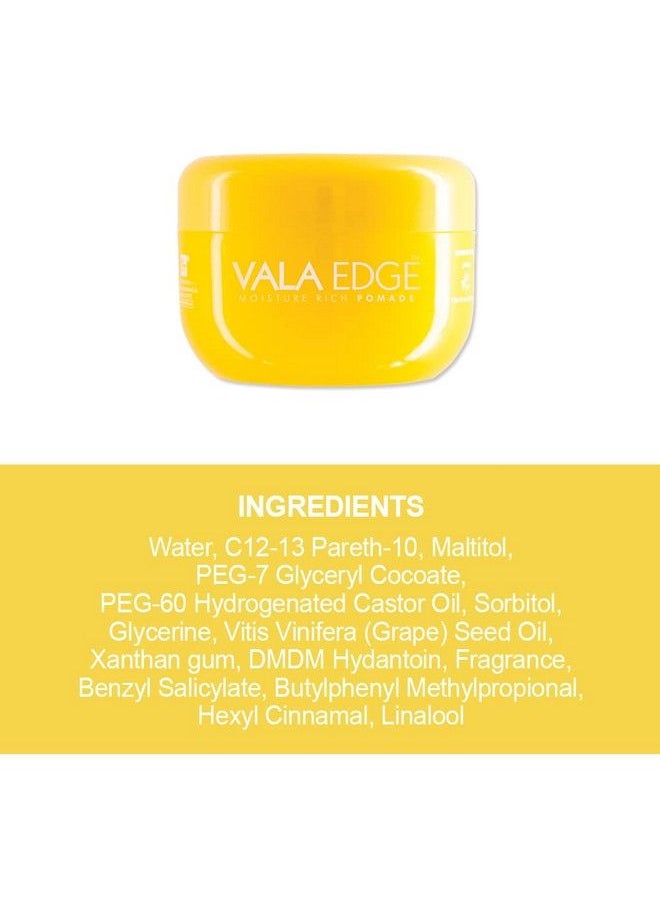 Beauty Town - Hair Pomade Vala Edge Control 100Ml 3.38 Fl Oz Strong Ultimate Hold High Shine Easy To Wash Out Made In Korea Beauty Styling Gel (Jasmine Floral Scent) - Image 1