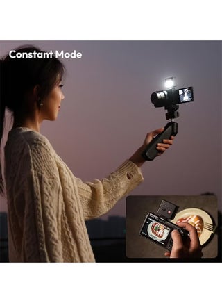 ULANZI SL02 Mini Flash Speedlite with Video Light, GN8 6500K Camera Mini Flashlight for Canon Fuji Sony Nikon and Othe SLR Digital Cameras, 4 Power Levels Camera Flash Speedlight NOT Fit Sony ZV -1F - view 5
