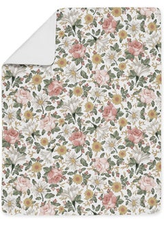 Sweet Jojo Designs Sweet Jojo Designs Vintage Floral Boho Girl Toddler Kid Childrens Comforter Bedding Set - 5 Pieces  - Image 4