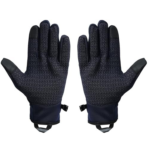 FABSPORTS All-Round Winter Riding Gloves (Unisex) | Warm Fleece Lined, Water-Resistant & Windproof for Moderate Cold Weather Cycling & Motorcycling | Anti-Slip, Touchscreen Ready - Image 2