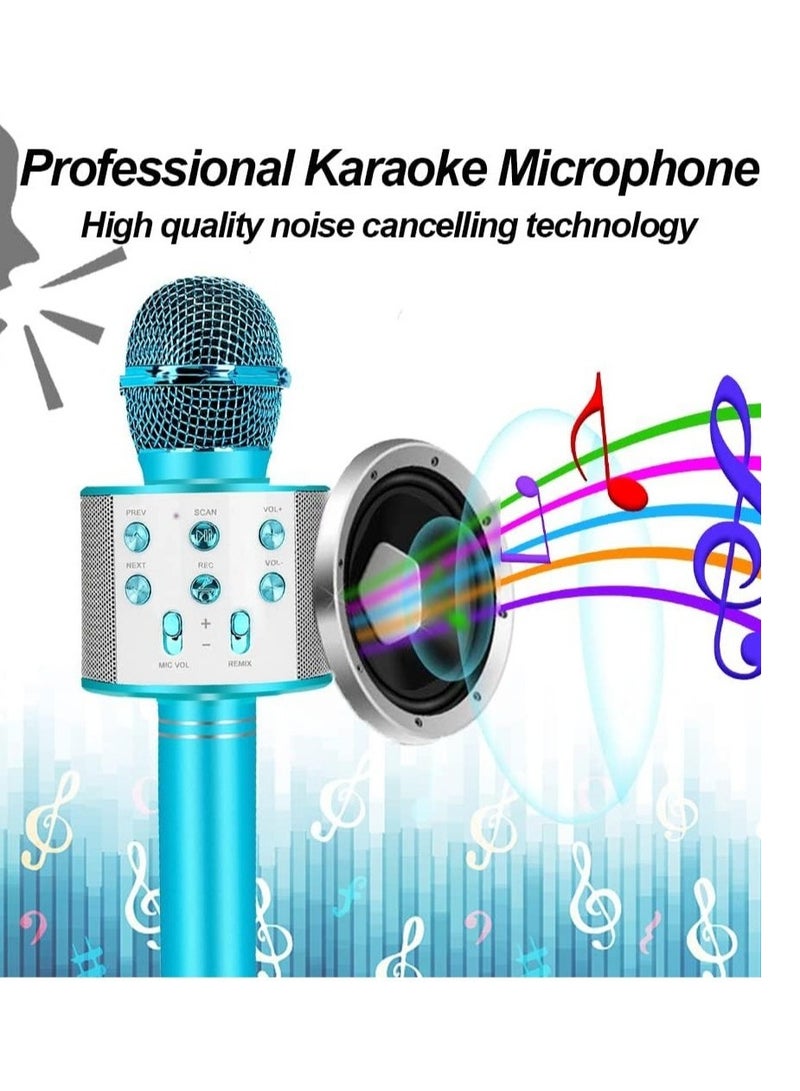 Portable Bluetooth Karaoke Microphone – Professional Voice Changer Wireless Microphone for Kids and Adults - Image 2