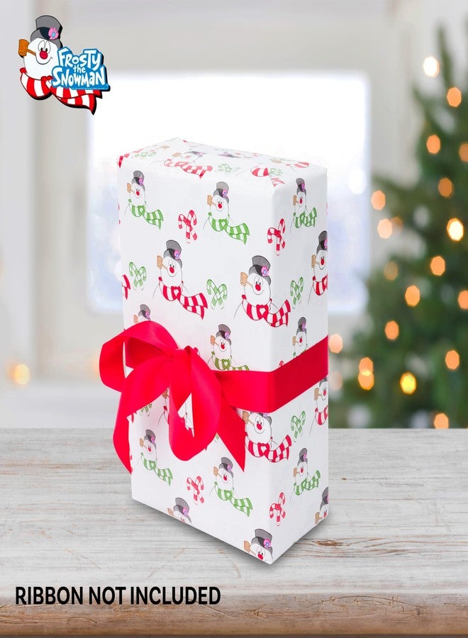 Silver Buffalo Frosty The Snowman Candy Cane Pattern Wrapping Paper - 12 Sheets - 20" x 30" - Festive Holiday Gift Wrap by Silver Buffalo - Image 5
