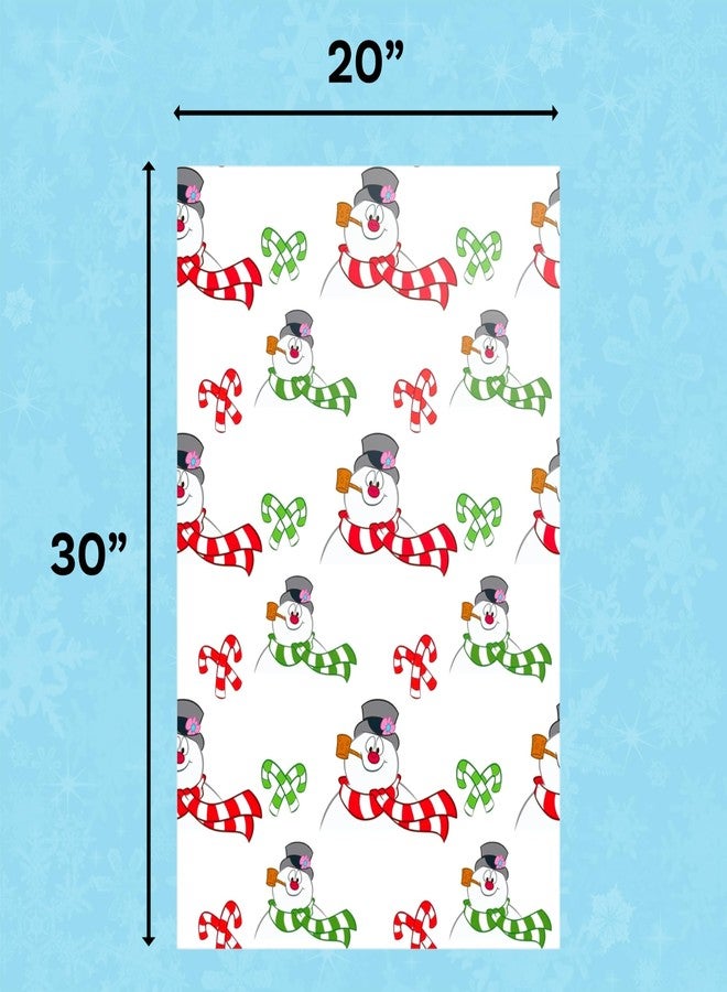Silver Buffalo Frosty The Snowman Candy Cane Pattern Wrapping Paper - 12 Sheets - 20" x 30" - Festive Holiday Gift Wrap by Silver Buffalo - Image 3