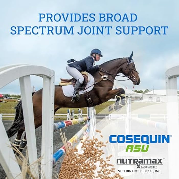 COSEQUIN ASU Pellets Joint Health Supplement for Horses - Pellets with Glucosamine and Chondroitin, 1420 Grams - Image 3
