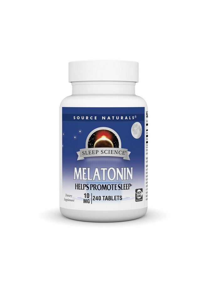 Source Naturals Sleep Science Melatonin* - 10 mg - 240 Tablets - Image 1