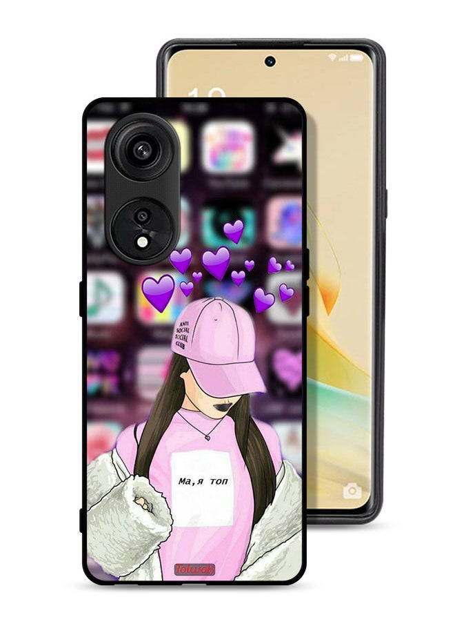 Tolwak Oppo A1 Pro Protective Case Cover Anti Social Club  - Image 1
