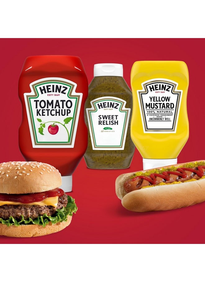 Heinz Heinz Tomato Ketchup, Sweet Relish & Yellow Mustard Grill Pack, 3 ct Pack  - Image 2