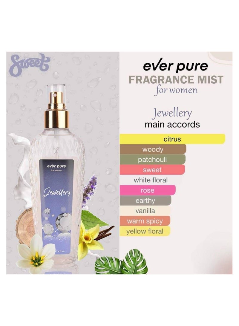 ever pure Fragrance Mist for Women Jewelry 236 ml - Image 2