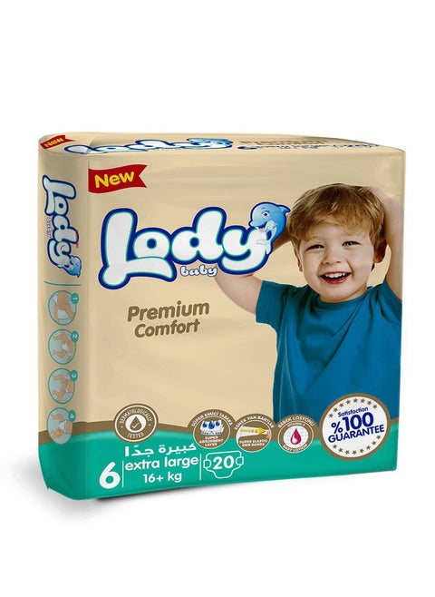 Lody Baby Diaper - XL 20 pieces 16+ kg