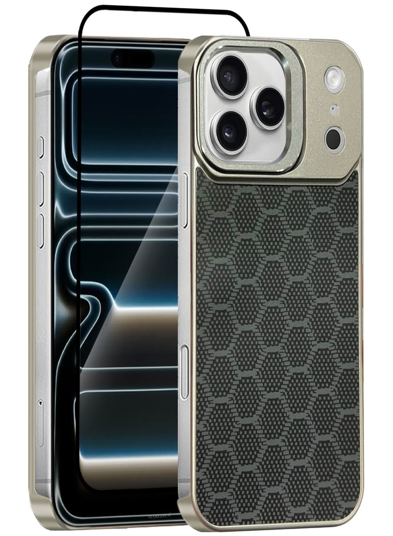 CATANES 2 Packs Magnetic MagSafe Case Cover for Apple iPhone 17 Pro - Ultra Slim Strong Protection Cover - Screen and Camera Guard - with 3D Screen Protector - Midnight Hexagon Colour - Image 1