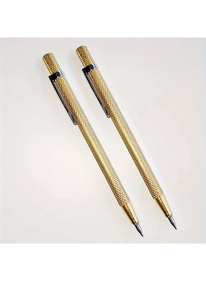 2pcs Tungsten Steel Alloy Pen Tile Cutter Glass Hand Tool Iron Aluminum Marble Marker - Image 1