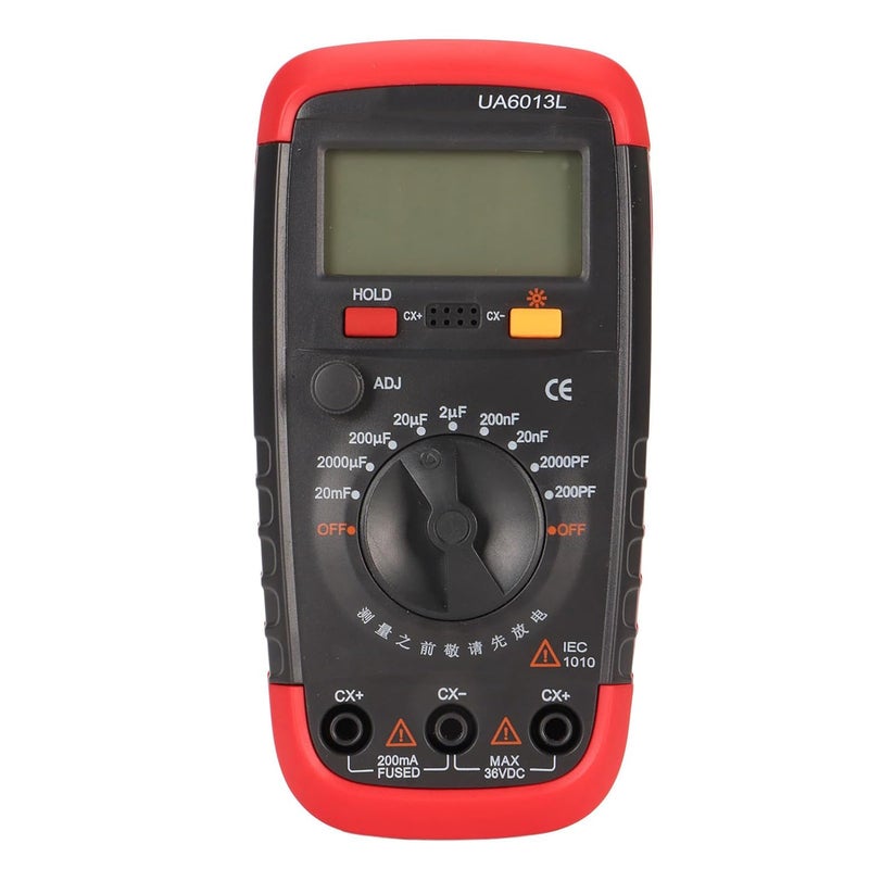 مقياس السعة الرقمي من 0 1pF إلى 20000uF عالي الدقة مع شاشة LCD مضاءة خلفيًا للاختبار - Image 3