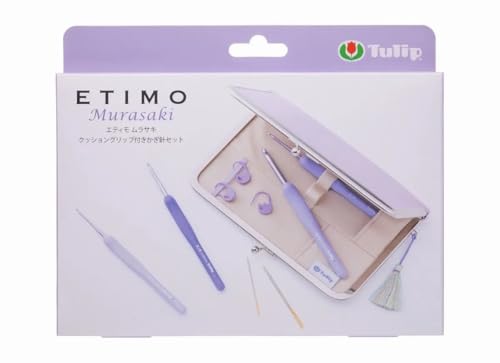 Tulip Tulip Knitting Needles ETIMO Murasaki Crochet Set with Cushion Grip TEM001 - Image 3