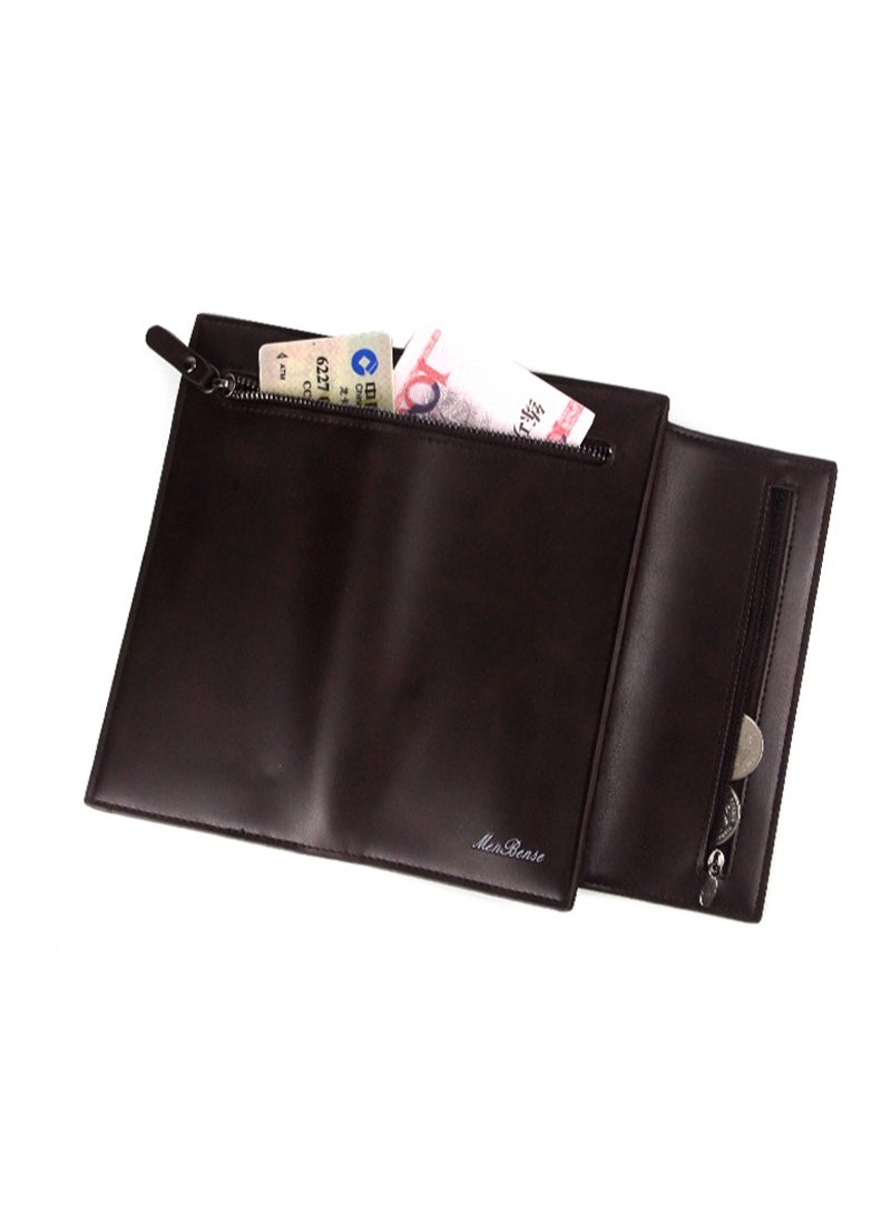 MenBense - Men's Multifunctional Large Capacity Long Wallet 19 * 9.5 * 2CM - Image 1