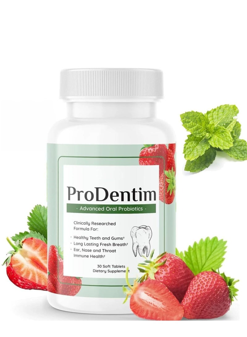 BIYODE 60 Count Prodentim Advanced Oral Probiotics, Healthy Teeth and Gums, Long Lasting Fresh Breath  - Image 1