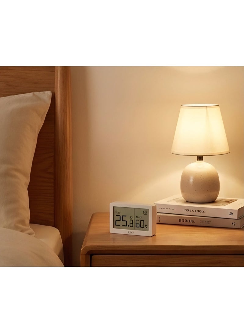 ديلي مقياس حرارة ورطوبة رقمي صغير - جهاز مراقبة رطوبة ودرجة حرارة داخلي عالي الدقة للمنزل والمكتب وغرفة الأطفال - شاشة LCD صغيرة الحجم مع تعبير وجه مريح - Image 2