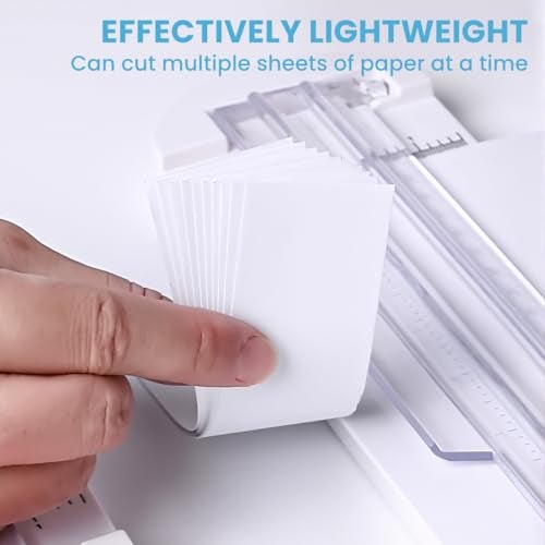 OFIFO® 4-in-1 Paper Cutter and Trimmer with Straight, Wave, Dotted & Crease Blades, Precision Craft Cutting Tool for Scrapbooking, Card Making & DIY Projects - Image 4