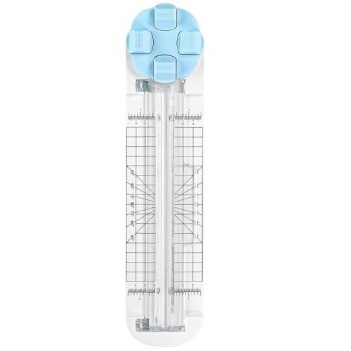 OFIFO® 4-in-1 Paper Cutter and Trimmer with Straight, Wave, Dotted & Crease Blades, Precision Craft Cutting Tool for Scrapbooking, Card Making & DIY Projects - Image 1